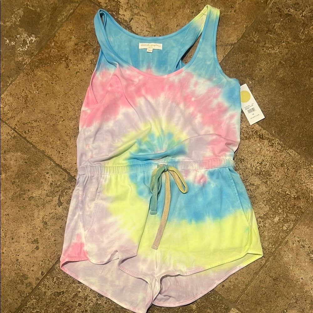 Spiritual Gangster women’s tie-dye Romper
